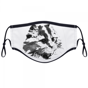 Adult Cat Print Face Masks