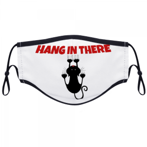 Adult Cat Hang in there Face Mask