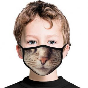Kids Cat Face Masks