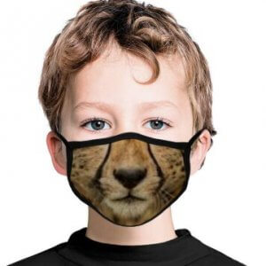 Kids Cheetah Face Mask