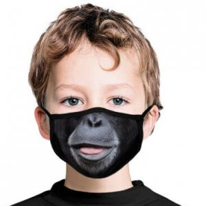Kids Chimpanzee Face Mask