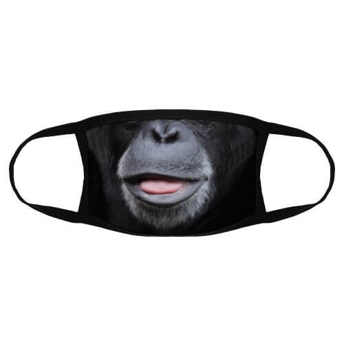 Kids Chimpanzee Face Mask - Image 2