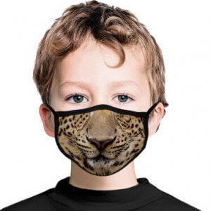 Kids Leopard Face Mask