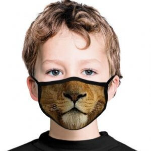 Kids Lion Face Mask