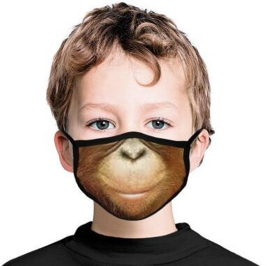 Kids Orangutan Face Mask