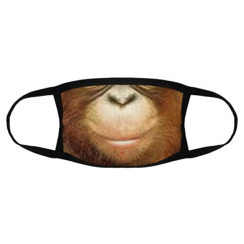 Kids Orangutan Face Mask - Image 2