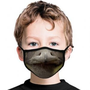 Kids Ostrich Face Mask
