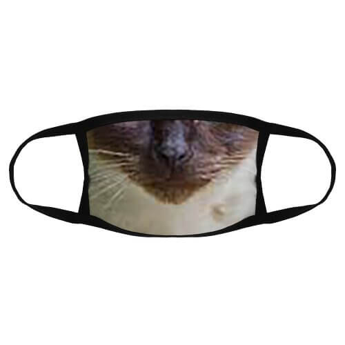 Kids Siamese Cat Face Mask - Image 3