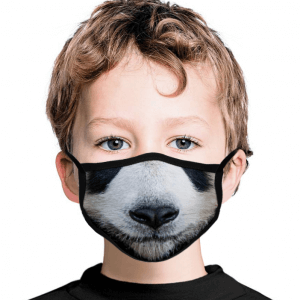 Kids Panda Face Mask